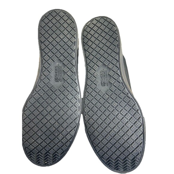 Shoes For Crews 38852W Wide Delray Black Lace-Up Canvas Sneaker M 8 W 9.5 NIB - Picture 5 of 7